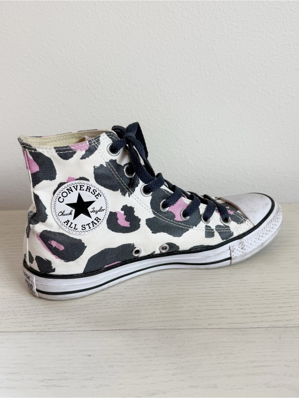 Converse Chuck Taylor All Star Leopard Print High Top Sneakers Women’s 8 - Picture 4 of 8